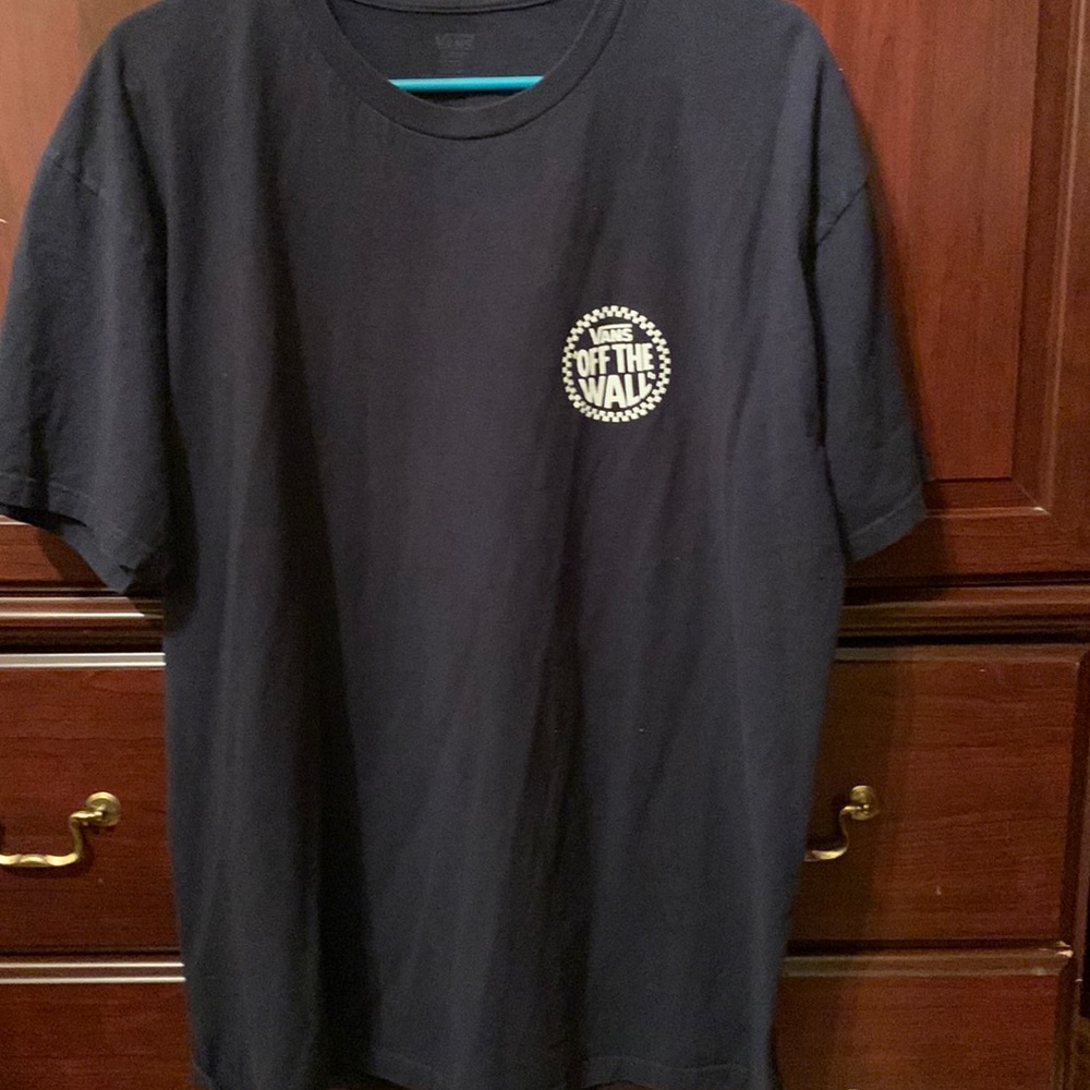 Navy Blue Mens XL Vans T-shirt.